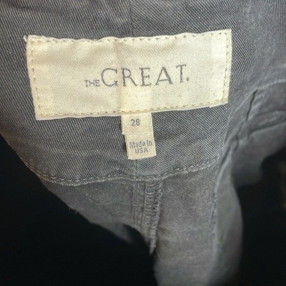 The Great. | Washed Black Ruffle Armies Cropped Pants Size 28 - Picture 8 of 9